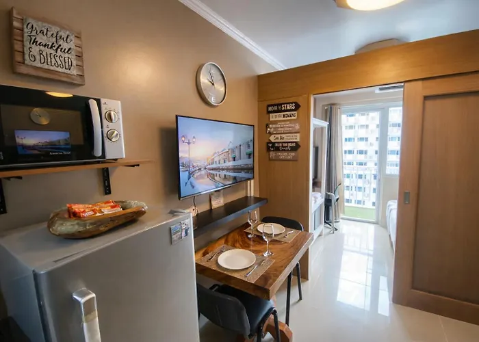 1 Bedroom Fully Furnished Shell Across Moa * Manila